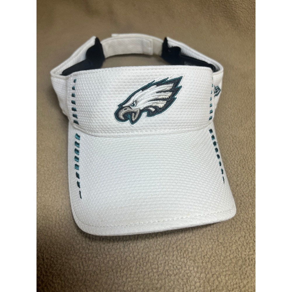 New Era Philadelphia Eagles NFL Visor White Teal Adjustable US 6625818B2